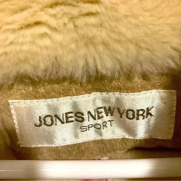 Jones of New York Sport Leather Coat Sz Medium - Picture 4 of 8